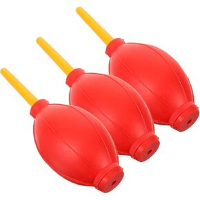 3Pcs Latex Air Blower Pump for Cleaning and Versatile Eyelash Extension Tool Compact Design for Cameras Computers and More Bright Color for Easy Visibility