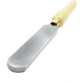 15/20/38MM Wide Round Nose Scraper Inner Arc Round Scraper Woodturning Gouge Tool Wood Turning Tool(38mm)
