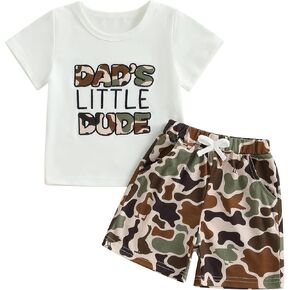 Mamas Boy Baby Clothes Newborn Baby Boys Summer Outfits Little Dude Baby Boy Outfit Toddler Kids Clothes