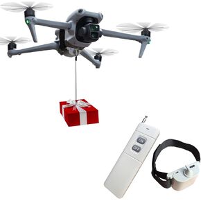 Universally Drone Airdrop System Release Device Payload Clip Airdropper Fish Bait, for DJI Mavic Mini3/Mini2 /Air2S/Air3/Mavic2/Mavic3/Spark/Mavic Drone Accessories (Universal Airdrop)