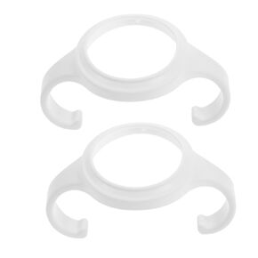 SUPVOX 2pcs Lightweight Handles for Handling Non- TPE Material for Parents Easy to Install Pigeon Gen Bottles
