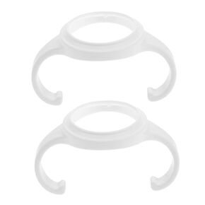 2pcs -مقابض زجاجة من أجل الصبي فتاة التصميم المريح من السهل تثبيت زجاجات Gen Comfint للآباء والأمهات