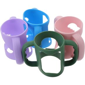 Milk Opener Bottle Holder Silicone Water Bottle Grip Comfortable for Baby's Transition