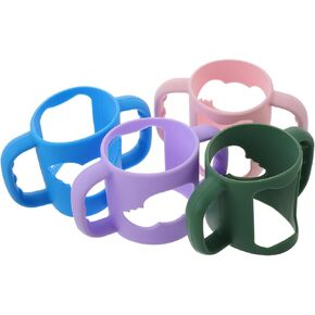 PRETYZOOM Ergonomic Silicone Milk Bottle Handles Easy to Clean Perfect for Babies