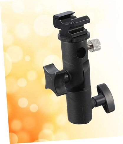 2PCS Metal Flash Lamp Lamper Bracket Bracket Bracket with Umbrella Mount للكاميرات DSLR وأضواء LED متوافقة مع جبل الأحذية القياسي in Saudi Arabia