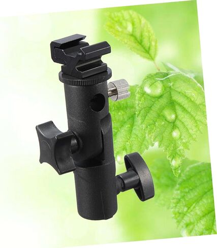 2PCS Metal Flash Lamp Lamper Bracket Bracket Bracket with Umbrella Mount للكاميرات DSLR وأضواء LED متوافقة مع جبل الأحذية القياسي in Saudi Arabia
