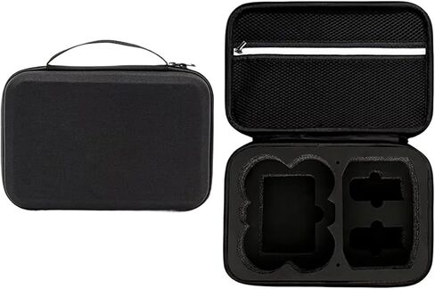 Storage Bag Mini Portable Handbag Outdoor Travel Carrying Case Compatible For DJI RC N3 Neo Controller Drone Accessories(Black black) in Saudi Arabia