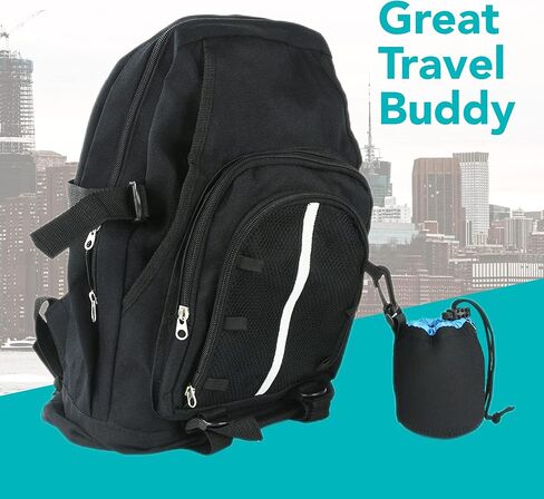 Foto&Tech 4 Pieces 5mm Extra Thick Neoprene Lens Bag Pouch with Adjustable Drawstring and Swivel Clip Compatible with DSLR SLR Camera Lenses (S, M, L, XL) in Saudi Arabia