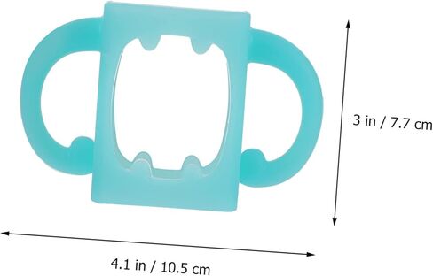 Kisangel 1pc سيليكون زجاجة سيليكون مقبض مقبض على نطاق واسع تصميم الفم سهل التنظيف يمنع التسرب للشرب المستقل in Kuwait