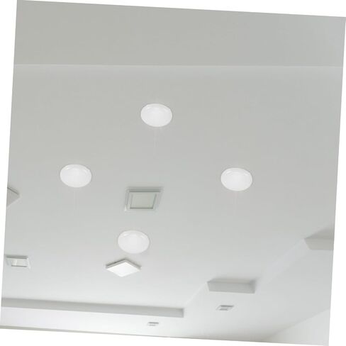 Zerodeko 6pcs Round Diffuser for Drum Lampshades Milky White Light Diffuser for Pendants Fog Resistant Cover for Enhanced Light Distribution Home Commercial Spaces in Saudi Arabia