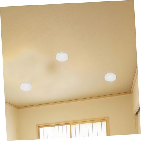 Zerodeko 6pcs Round Diffuser for Drum Lampshades Milky White Light Diffuser for Pendants Fog Resistant Cover for Enhanced Light Distribution Home Commercial Spaces in Saudi Arabia