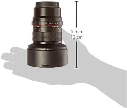 Samyang 14mm F2.8 Full Frame Ultra Wide Angle Lens for Canon EF Mount Cameras with AE Chip, Black, one Size, SYAE14M-C in Saudi Arabia