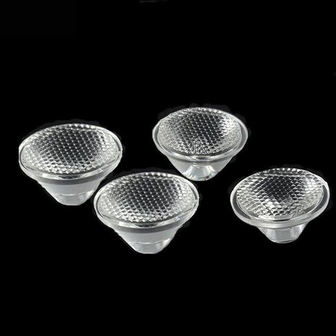 20mm 5/8/10/15/20/25/30/45/60/80/90/120 درجة PMMA PMMA LED Lens Cofts for 1W 3W 5W LED LIMP Bulb MR16 (اللون: 5pcs ، الحجم: 5 درجة) in Kuwait