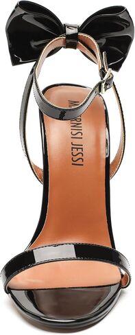 MAIERNISI JESSI Unisex Men's Women's Bow Strappy Sandals Heels, Stilletos High Heeled Ankle Strap Slingback Sandals in Saudi Arabia