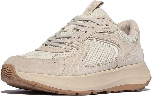 FitFlop Women's F-Mode Flow Suede/Mesh/Leather Flatform Sneakers in Saudi Arabia