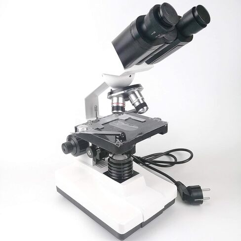Binocular Biological Microscope lab 2500X Microscope (Color : White Magnification : 1000X) (White 2000X) in Saudi Arabia