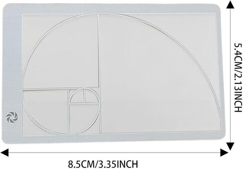 Golden Ratio Tool - Compact Lightweight Artist Viewfinder - Classic View Finder Camcorder Viewfinders for Professional Creators in Saudi Arabia