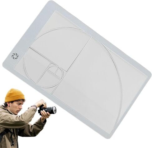 Golden Ratio Tool - Compact Lightweight Artist Viewfinder - Classic View Finder Camcorder Viewfinders for Professional Creators in Saudi Arabia