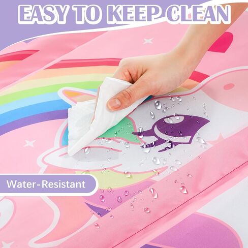 Shellwei فينيل قيلولة حصيرة للأطفال ما قبل المدرسة للرعاية النهارية 52 × 20 × 1 '' أطفال نائمين قابلة للطي على سجادة الراحة للطفل الفتيات الفتيات في الفصل الدراسي (القوس الوردي) in Kuwait