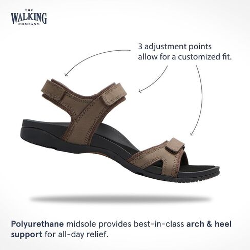 Balboa Sport Sandal | Walking Sandals Women | Water Resistant Leather Sandals | Three Points of Adjustability in Saudi Arabia
