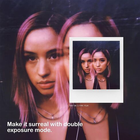 Polaroid Now+ 3rd Generation i-Type Instant Camera + 8 i-Type Color Film Bundle, Bluetooth Connected App Controlled, Coral, Polaroid Camera Bundle with a Lumintrail Lens Cleaning Cloth in Saudi Arabia