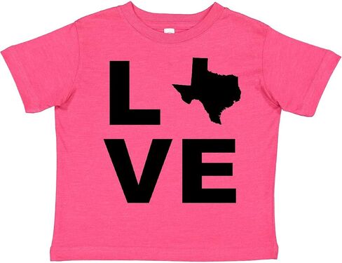 inktastic Love Texas Toddler T-Shirt in Saudi Arabia