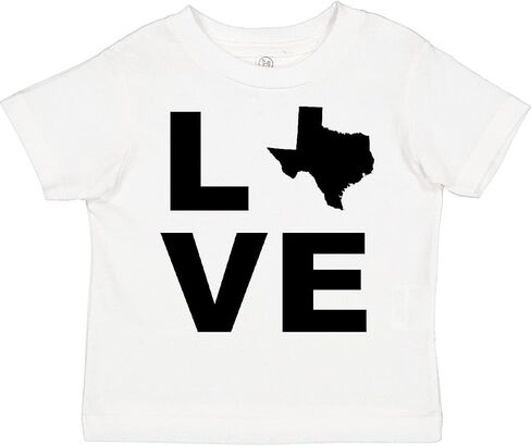inktastic Love Texas Toddler T-Shirt in Saudi Arabia
