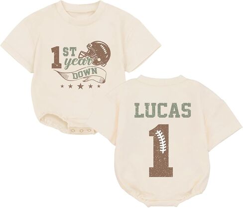 Personalized First Year Down Birthday Outfit Boy, 1St Year Down Birthday Outfit Boy, 1St Birthday Outfit Boy in Saudi Arabia