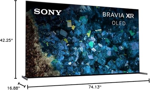 تلفزيون سوني XR65A80L 65 بوصة 4K HDR OLED الذكي Google TV مع ميزات PS5 مع كابل 3S-4KHD2-2.5M III Series 4K HDMI 2.5 متر (2023) in Kuwait