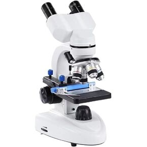 Eye Protection Binocular Microscope 2000X Experiment High Power 60° Rotatable Microscope, Uniform Size