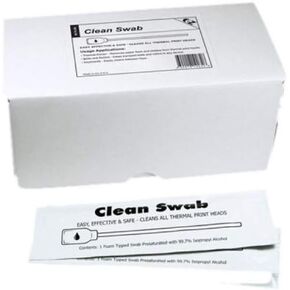 Kicteam KICS6T50 6 in. Electronics Foam Cleaning Swabs - 50 per Pack