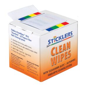 Sticklers CleanWipes All Purpose Fiber Optic Cleaning System