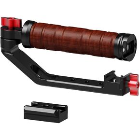 Adjustable Sling Handgrip, Handheld Camera Gimbal Stabilizer Grip for RS2/RS3/RS3PRO, Foldable Sling Handle w NATO-Type Slide Clamp & Cold Shoe (with Slide)