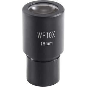 10X Microscope Eyepiece Wide Angle Optical Lenses Adapter Field 18mm Professional Ocular Lens Standard
