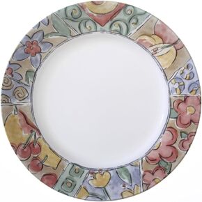 Corelle Impressions Watercolors 10.75" Dinner Plate (Set of 8)