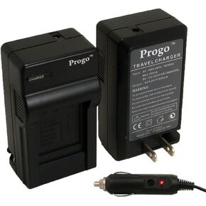 Bp-808 Battery Charger, 110/240V Charger With With Fold-In Wall Plug And Car & Eu Adapter. Works For Canon Bp-807, Bp-808, Bp-809, Bp-819, Bp-827 Camcorder Batteries, Canon Xa10, Vixia Hf G10
