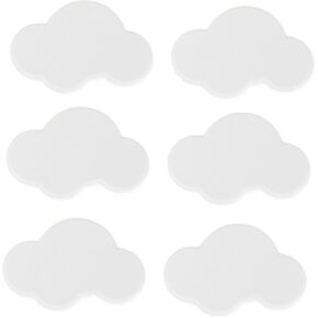 Gadpiparty 6 Pack Soft Rubber Cloud Shape Cabinet Pulls Door Handle Pulls for Furniture Decor