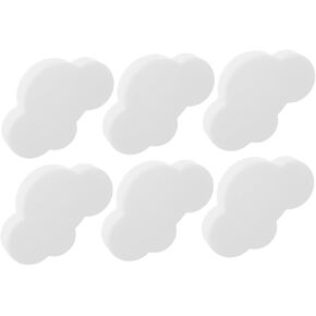 6pcs Adorable Cartoon Drawer Handles Dresser Pulls for Kids Room Funky Cabinet Knobs Soft Rubber Decorative Door Knobs Safe for Kids