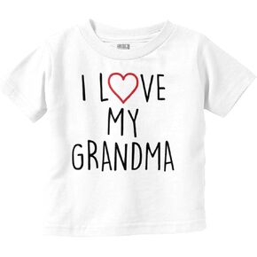 I Love My Grandma Cute Grandchild Toddler Boy Girl T Shirt