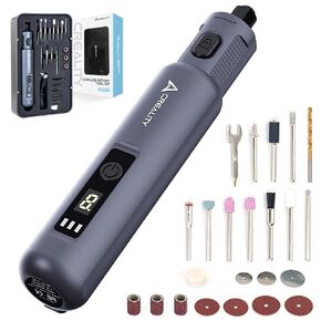 Creality Cordless Rotary Tool Kit with 23 PCS Accessory/Bits,6 Variable Speeds,Multi-Purpose 3D Printer Tools for 3D Printing Model Post-Processing Grinding/Polishing/Drilling/Multi Material Cutting