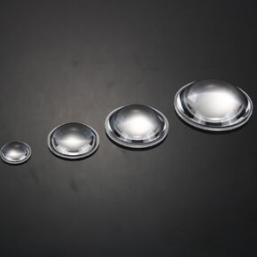 5pcs PMMA Plano Convex Lens Dia 10 15 18 20 23 25 28 29 30 32 35 38mm, Acrylic Transparent Condenser Lens for Microscope(31.6mm)