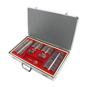 A Grade 232 Pcs Trial Lens Set with Metal Rim and Aluminum Case