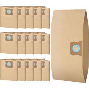 16 PACK DXVA19-4101 Shop Vac Bags for DEWALT Vacuum Bags for DEWALT 6-10 Gallon Wet/Dry Vacuum, Dust Collection Bag with Filter for DXV06P, DXV09P,DXV10P Replacement Parts Accessories