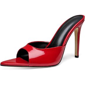 Women's Slim Heeled High Heeled Sandals Open Toe Slippers Floor Fashion Party Flip Flops Dress Shoes