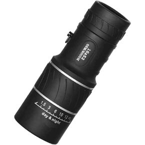 Portable Binoculars High Power 16x52 Monocular Telescope, High Power Monocular Telescope Compact with BAK4 Prism Lens Monocular for Adults Bird Watching Travel Stargazing Concerts