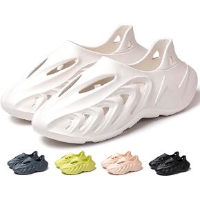vioxthak Foam Runner Casual Hollow Sports Shoes Closed Toe Cloud Slides Pillow Walking Shoes Running Shoes Foam Runners Sneakers Water Shoes Soft Outdoor Beach Sandals for Women Men in Saudi Arabia
