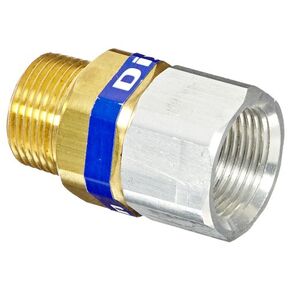Dixon Valve & Coupling DAWS10 Aluminum Single Plane Hose Swivel with Viton/Buna Seal, 1" x 1" Size