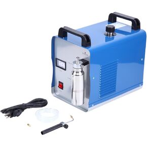 آلة تلميع أكريليك Iglobalbuy ، 300W 75L محمولة الأوكسجين هيدروجين غاز مولد مولد الشعلة لحام الاكريليك اللهب تلميع