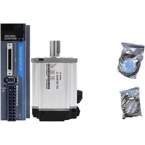 1PCS 1KW 3.2N.M AC Servo محرك مع برنامج تشغيل 220VAC 3000RPM 2.5A 1000W AC Servo Motor Kit لآلة الليزر (1PCS MOTOR BRAKE) in Saudi Arabia