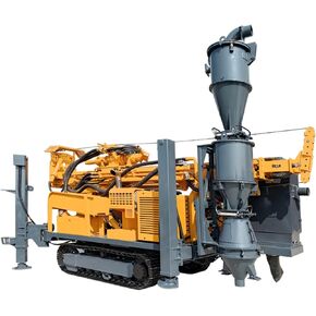 Reverse Circulation Water Well Drilling Rig for Hard Rock, Portable RC Drill Rig Geotechnical Drill Rig for Mineral Exploration and Water Well Drilling